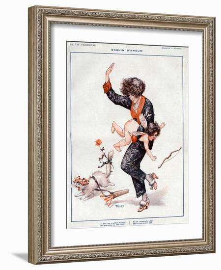 La Vie Parisienne, Cheri Herouard, 1922, France-null-Framed Giclee Print