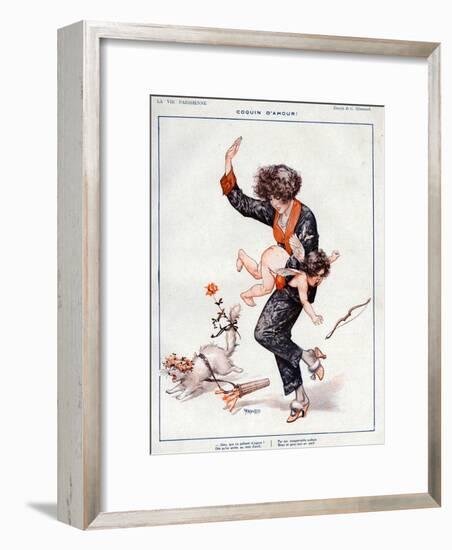 La Vie Parisienne, Cheri Herouard, 1922, France-null-Framed Giclee Print