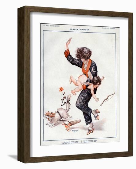 La Vie Parisienne, Cheri Herouard, 1922, France-null-Framed Giclee Print