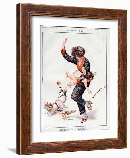 La Vie Parisienne, Cheri Herouard, 1922, France-null-Framed Giclee Print