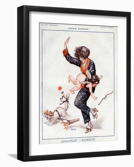 La Vie Parisienne, Cheri Herouard, 1922, France-null-Framed Giclee Print