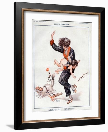 La Vie Parisienne, Cheri Herouard, 1922, France-null-Framed Giclee Print