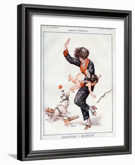 La Vie Parisienne, Cheri Herouard, 1922, France-null-Framed Giclee Print