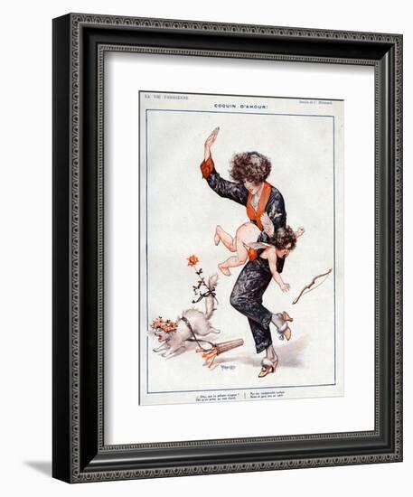 La Vie Parisienne, Cheri Herouard, 1922, France-null-Framed Giclee Print