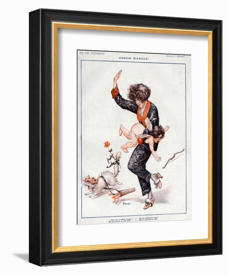 La Vie Parisienne, Cheri Herouard, 1922, France-null-Framed Giclee Print