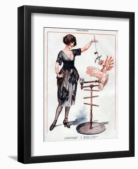 La Vie Parisienne, Cheri Herouard, 1922, France-null-Framed Giclee Print