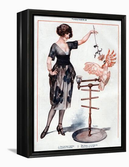 La Vie Parisienne, Cheri Herouard, 1922, France-null-Framed Premier Image Canvas