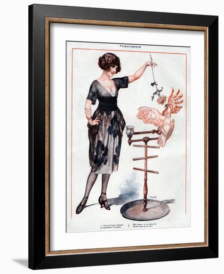 La Vie Parisienne, Cheri Herouard, 1922, France-null-Framed Giclee Print