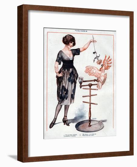 La Vie Parisienne, Cheri Herouard, 1922, France-null-Framed Giclee Print