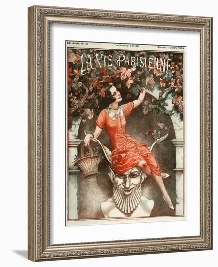 La Vie Parisienne, Cheri Herouard, 1924, France-null-Framed Giclee Print