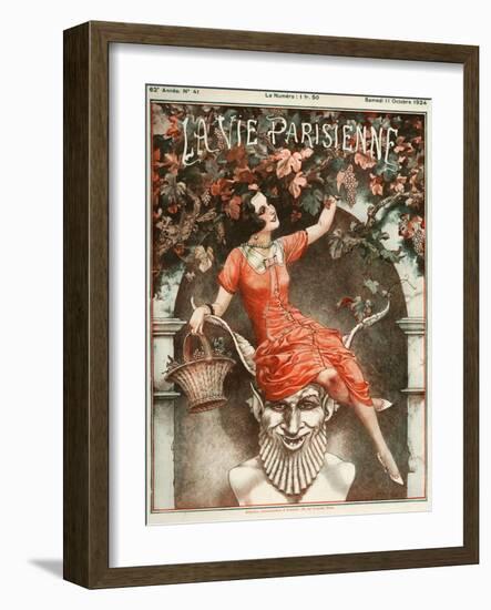 La Vie Parisienne, Cheri Herouard, 1924, France-null-Framed Giclee Print