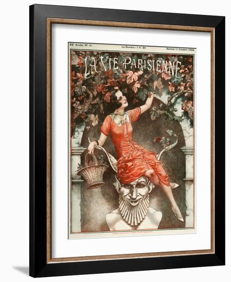 La Vie Parisienne, Cheri Herouard, 1924, France-null-Framed Giclee Print