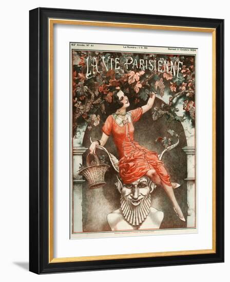 La Vie Parisienne, Cheri Herouard, 1924, France-null-Framed Giclee Print