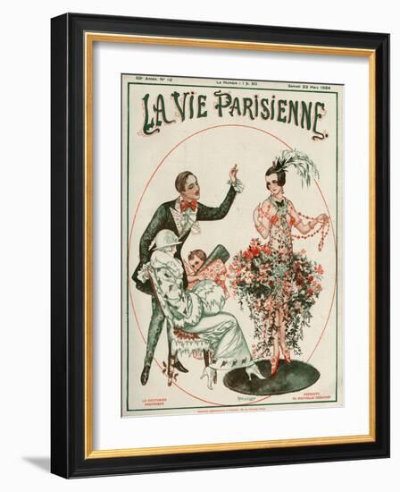 La Vie Parisienne, Cheri Herouard, 1924, France-null-Framed Giclee Print