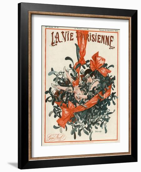 La Vie Parisienne, Cheri Herouard, 1924, France-null-Framed Giclee Print