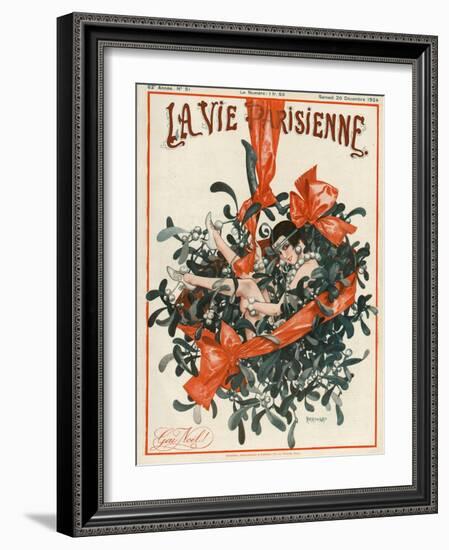 La Vie Parisienne, Cheri Herouard, 1924, France-null-Framed Giclee Print