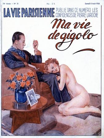 338px x 450px - La Vie Parisienne, Couples Erotica Nudes Women Affairs Magazine, France,  1936' Giclee Print | Art.com
