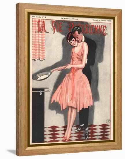 La Vie Parisienne, Erotica Glamour Womens Art Deco Cooking Magazine, France, 1926-null-Framed Premier Image Canvas