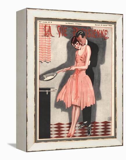 La Vie Parisienne, Erotica Glamour Womens Art Deco Cooking Magazine, France, 1926-null-Framed Premier Image Canvas