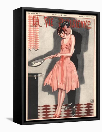 La Vie Parisienne, Erotica Glamour Womens Art Deco Cooking Magazine, France, 1926-null-Framed Premier Image Canvas