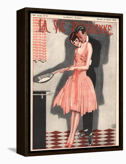 La Vie Parisienne, Erotica Glamour Womens Art Deco Cooking Magazine, France, 1926-null-Framed Premier Image Canvas