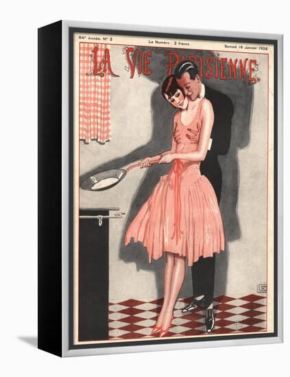 La Vie Parisienne, Erotica Glamour Womens Art Deco Cooking Magazine, France, 1926-null-Framed Premier Image Canvas