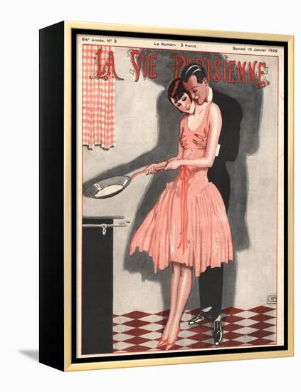 La Vie Parisienne, Erotica Glamour Womens Art Deco Cooking Magazine, France, 1926-null-Framed Premier Image Canvas