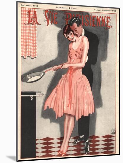La Vie Parisienne, Erotica Glamour Womens Art Deco Cooking Magazine, France, 1926-null-Mounted Giclee Print