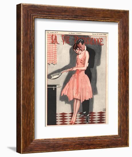 La Vie Parisienne, Erotica Glamour Womens Art Deco Cooking Magazine, France, 1926-null-Framed Giclee Print