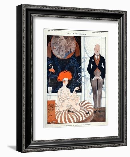 La Vie Parisienne, G Barbier, 1918, France-null-Framed Giclee Print