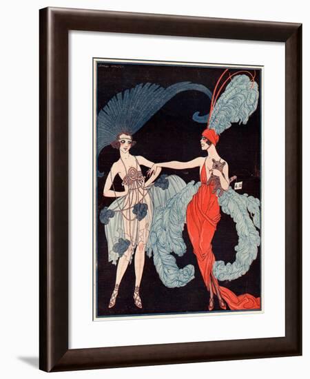 La Vie Parisienne, G Barbier, 1918, France-null-Framed Giclee Print