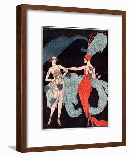 La Vie Parisienne, G Barbier, 1918, France-null-Framed Giclee Print