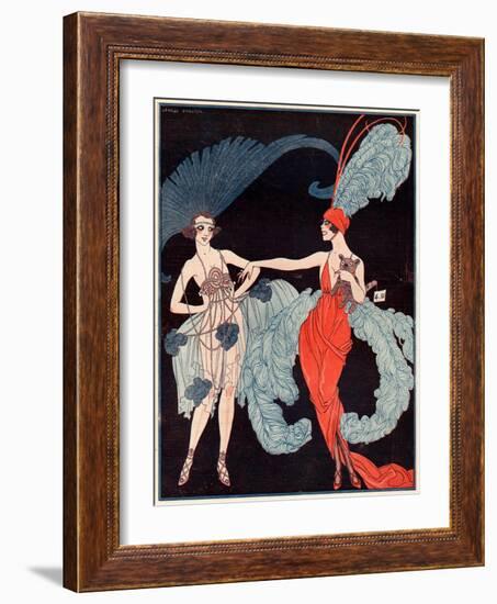 La Vie Parisienne, G Barbier, 1918, France-null-Framed Giclee Print