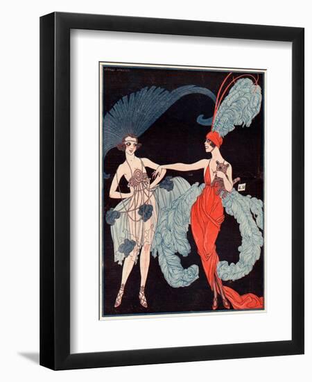 La Vie Parisienne, G Barbier, 1918, France-null-Framed Giclee Print