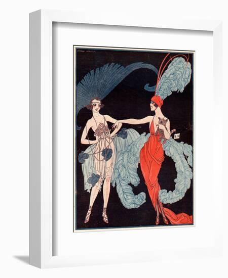 La Vie Parisienne, G Barbier, 1918, France-null-Framed Giclee Print