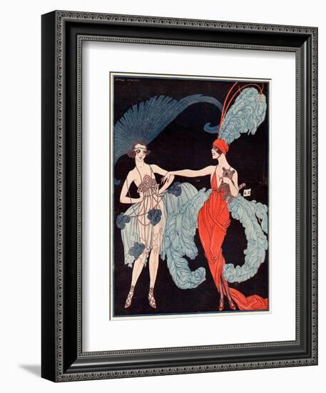 La Vie Parisienne, G Barbier, 1918, France-null-Framed Giclee Print