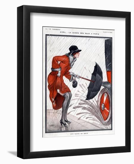 La Vie Parisienne, G Pavis, France-null-Framed Giclee Print