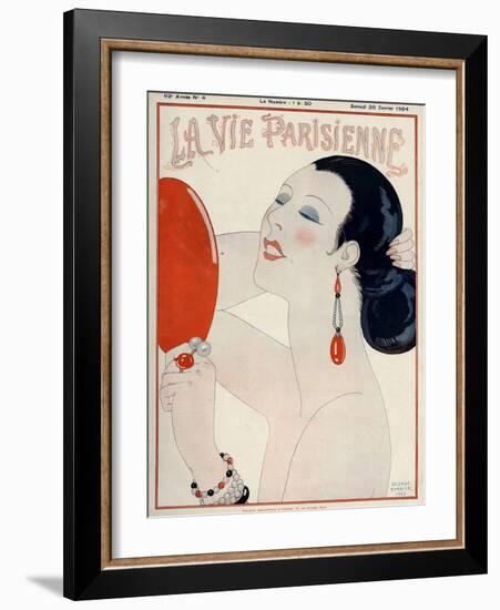 La Vie Parisienne, George Barbier, 1919, France-null-Framed Giclee Print