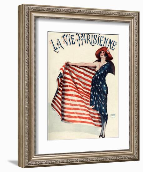 La Vie Parisienne, Georges Leonnec, 1918, France-null-Framed Giclee Print