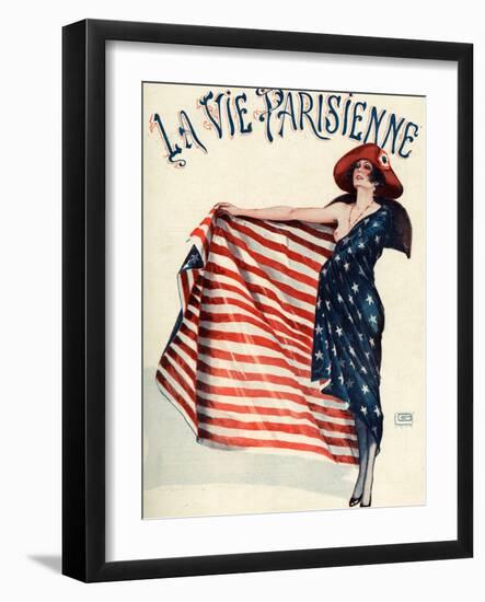 La Vie Parisienne, Georges Leonnec, 1918, France--Framed Giclee Print