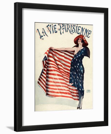 La Vie Parisienne, Georges Leonnec, 1918, France-null-Framed Giclee Print