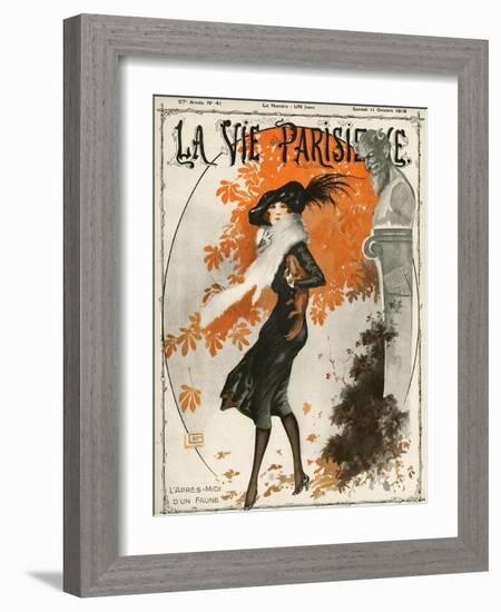 La Vie Parisienne, Georges Leonnec, 1919, France-null-Framed Giclee Print