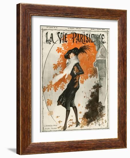 La Vie Parisienne, Georges Leonnec, 1919, France-null-Framed Giclee Print