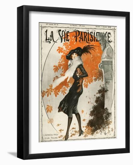 La Vie Parisienne, Georges Leonnec, 1919, France-null-Framed Giclee Print