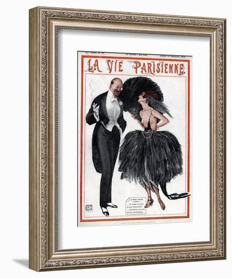 La Vie Parisienne, Georges Leonnec, 1919, France-null-Framed Giclee Print