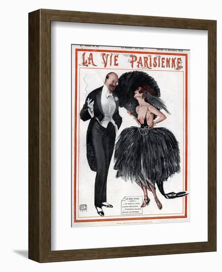 La Vie Parisienne, Georges Leonnec, 1919, France-null-Framed Giclee Print