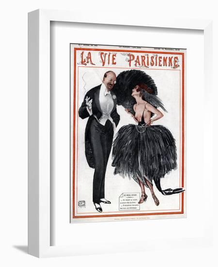 La Vie Parisienne, Georges Leonnec, 1919, France-null-Framed Giclee Print