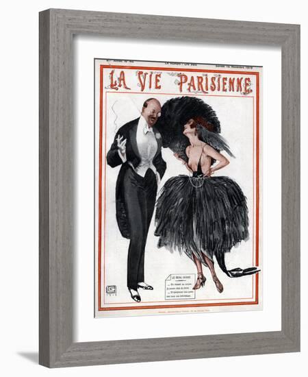 La Vie Parisienne, Georges Leonnec, 1919, France-null-Framed Giclee Print