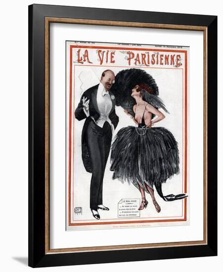 La Vie Parisienne, Georges Leonnec, 1919, France-null-Framed Giclee Print