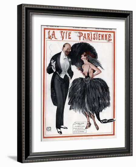 La Vie Parisienne, Georges Leonnec, 1919, France-null-Framed Giclee Print